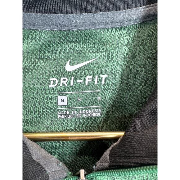 Nike Shirt Mens Green 1/4 Zip Dri-Fit Athleisure Performance Workout Gym Size M - Picture 4 of 5